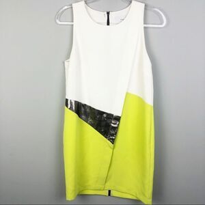 ADELYN RAE | Sleeveless Shift Dress Colorblock S